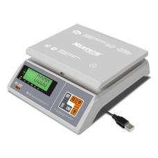 Весы порционные Mertech M-ER 326 AFU-3.01 Post II LCD USB-COM (3 кг, 0,1 г, внешняя калибровка)